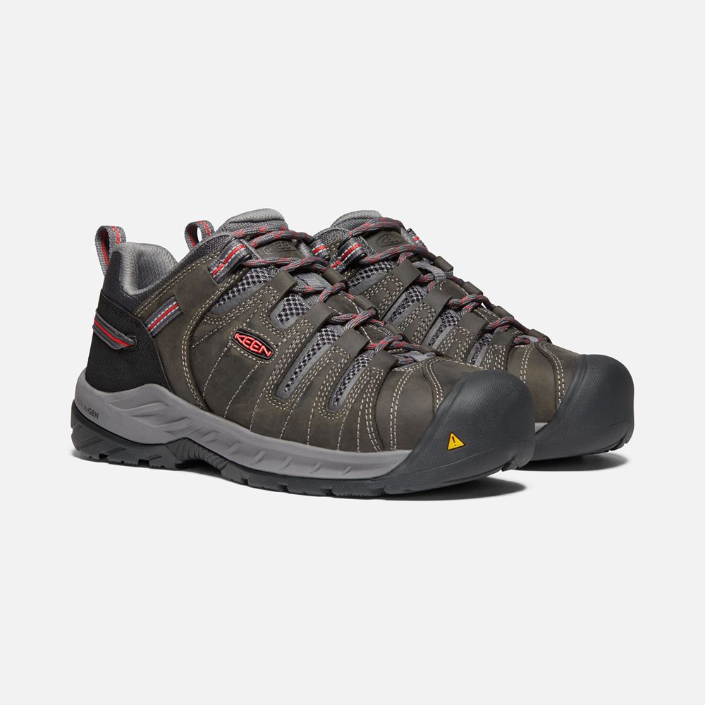 Keen Arbetsskor Dam Mörk Grå - Flint Ii (Steel Toe) - 950214ZUW